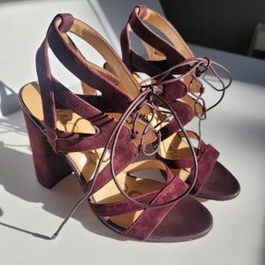 Sam Edelman Yardley Lace Up Sandal Wine